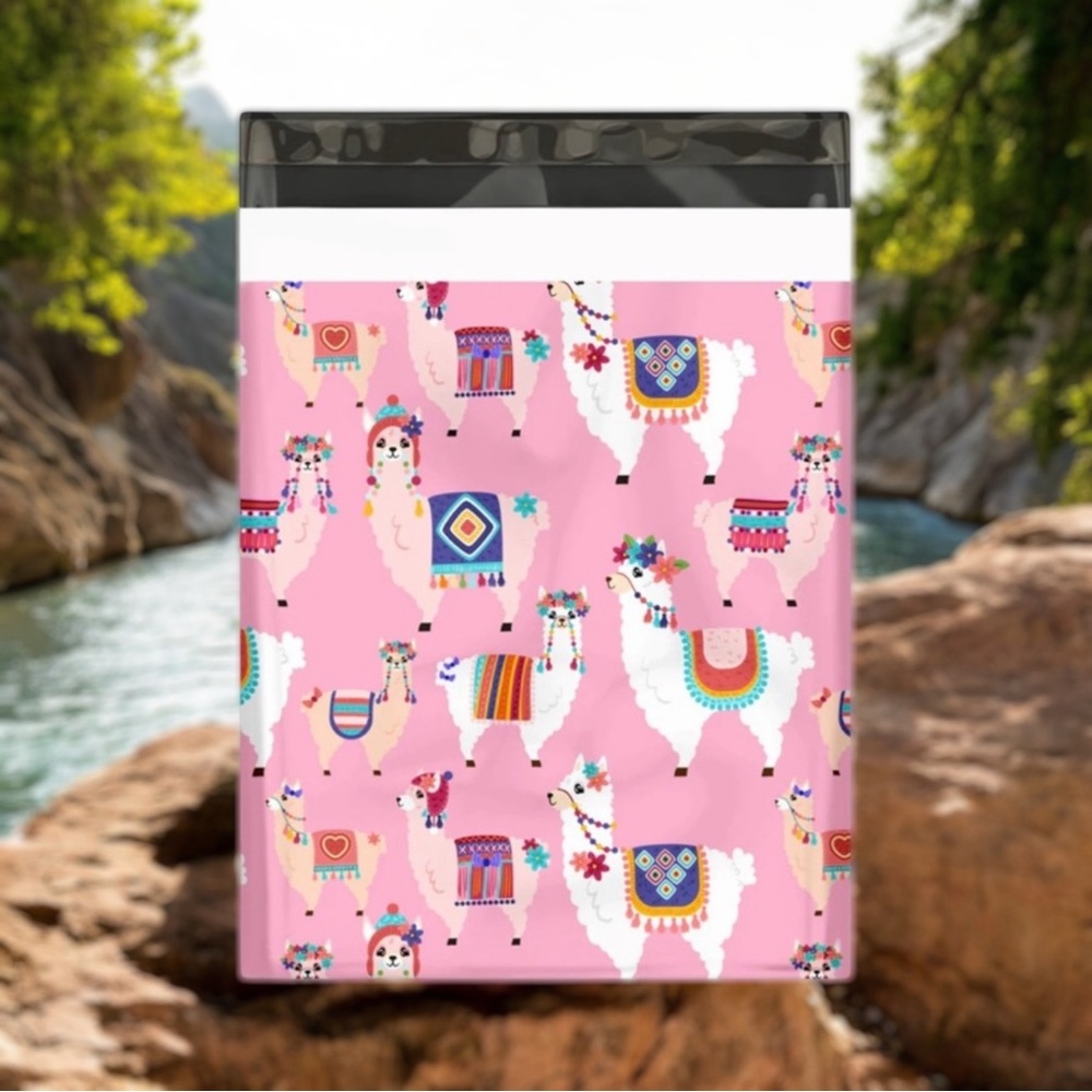 25 10X13 Poly Mailers Drama Llama, Shipping Envelopes PRICE IS FIRM - Picture 3 of 9